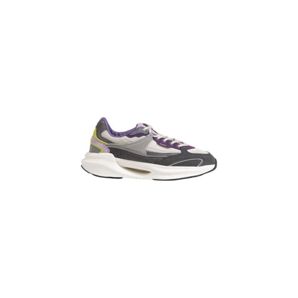D.A.T.E Gray Fabric Chunky Women's Sneakers